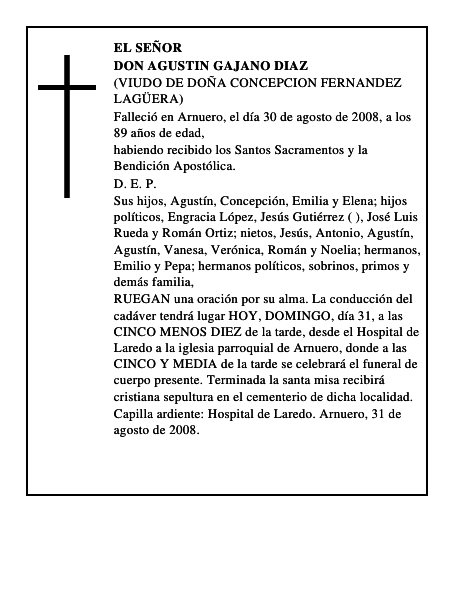 DON AGUSTIN GAJANO DIAZ