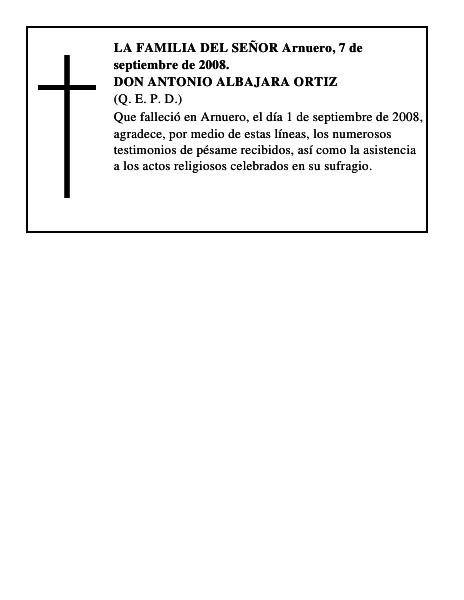 DON ANTONIO ALBAJARA ORTIZ