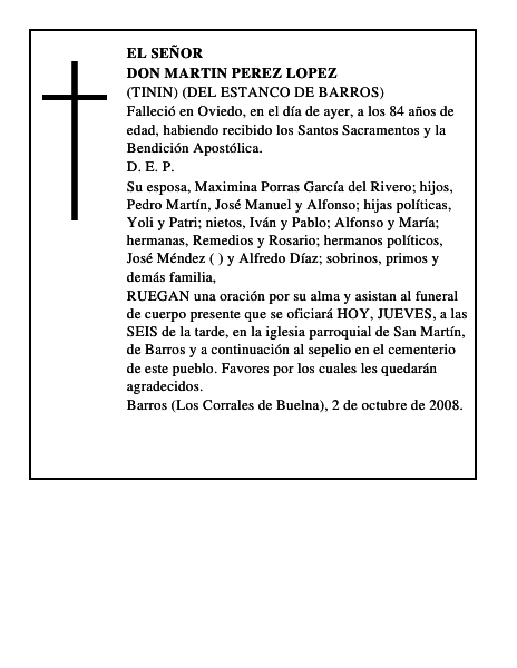 DON MARTIN PEREZ LOPEZ