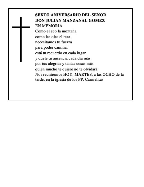 DON JULIAN MANZANAL GOMEZ