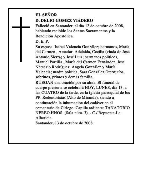 D. DELIO GOMEZ VIADERO
