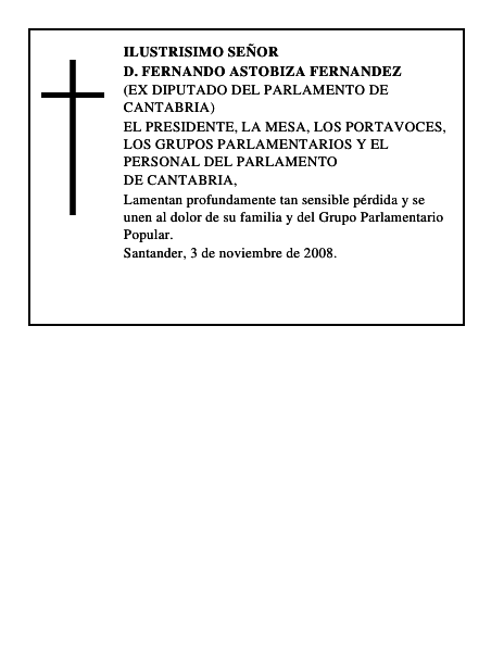 D. FERNANDO ASTOBIZA FERNANDEZ