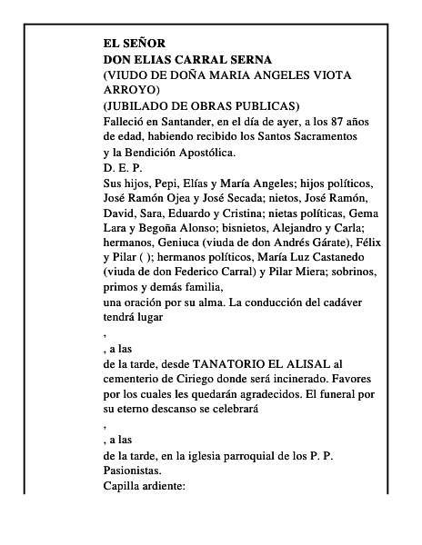 DON ELIAS CARRAL SERNA