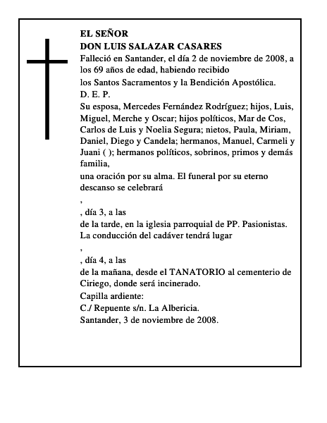 DON LUIS SALAZAR CASARES