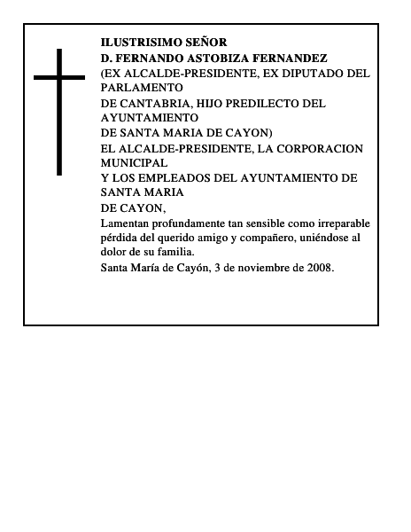 D. FERNANDO ASTOBIZA FERNANDEZ