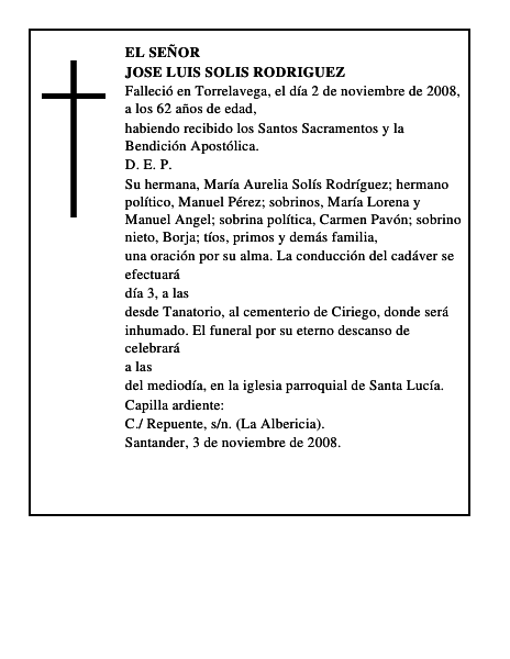 JOSE LUIS SOLIS RODRIGUEZ
