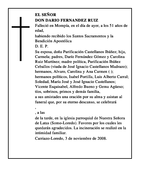 DON DARIO FERNANDEZ RUIZ