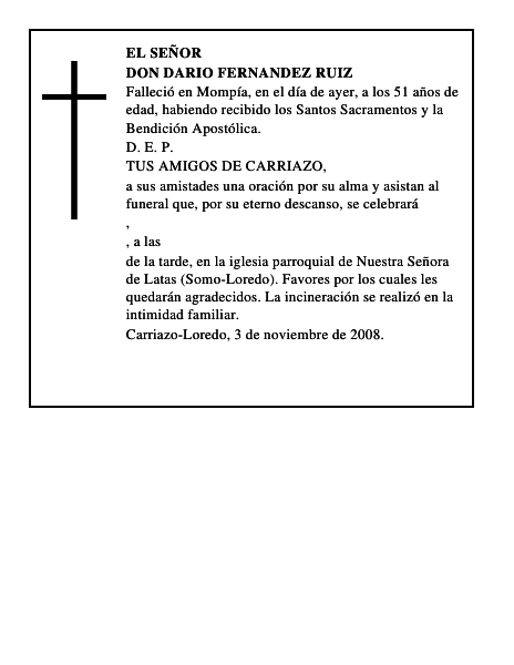 DON DARIO FERNANDEZ RUIZ