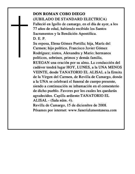 DON ROMAN COBO DIEGO