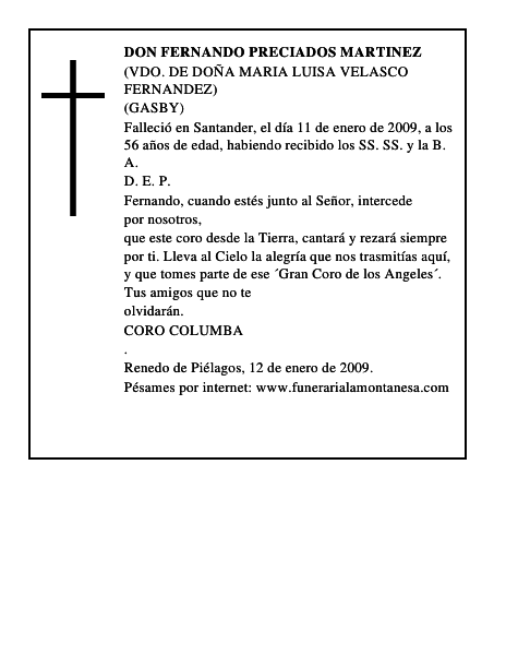 DON FERNANDO PRECIADOS MARTINEZ