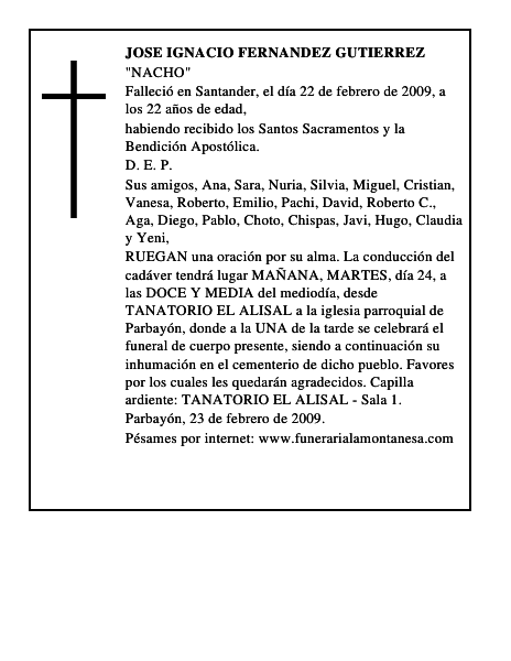 JOSE IGNACIO FERNANDEZ GUTIERREZ