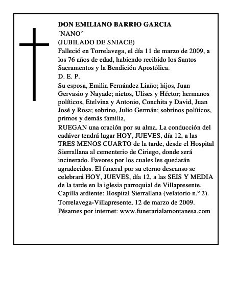 DON EMILIANO BARRIO GARCIA