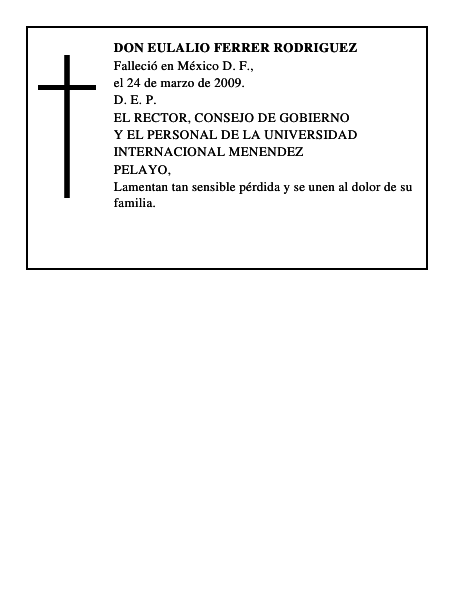 DON EULALIO FERRER RODRIGUEZ