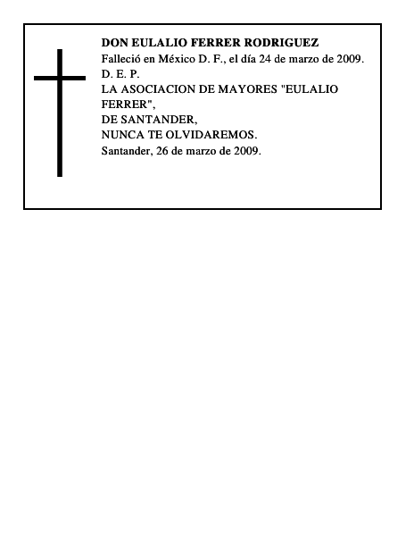 DON EULALIO FERRER RODRIGUEZ