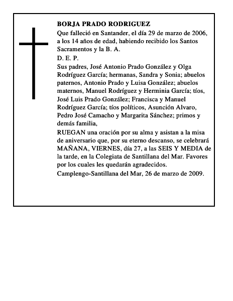 BORJA PRADO RODRIGUEZ
