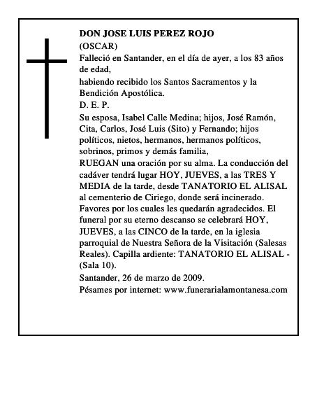 DON JOSE LUIS PEREZ ROJO