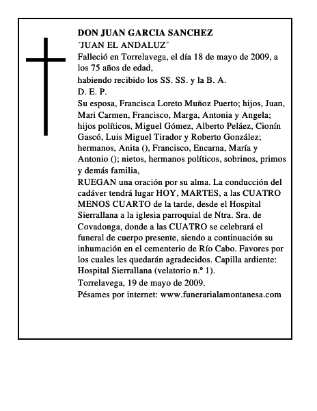 DON JUAN GARCIA SANCHEZ