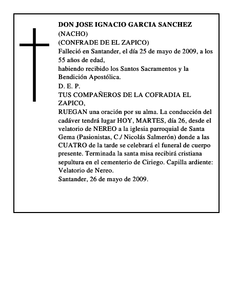 DON JOSE IGNACIO GARCIA SANCHEZ