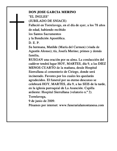 DON JOSE GARCIA MERINO