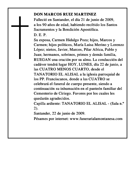 DON MARCOS RUIZ MARTINEZ