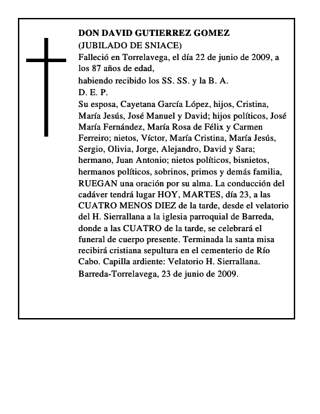DON DAVID GUTIERREZ GOMEZ