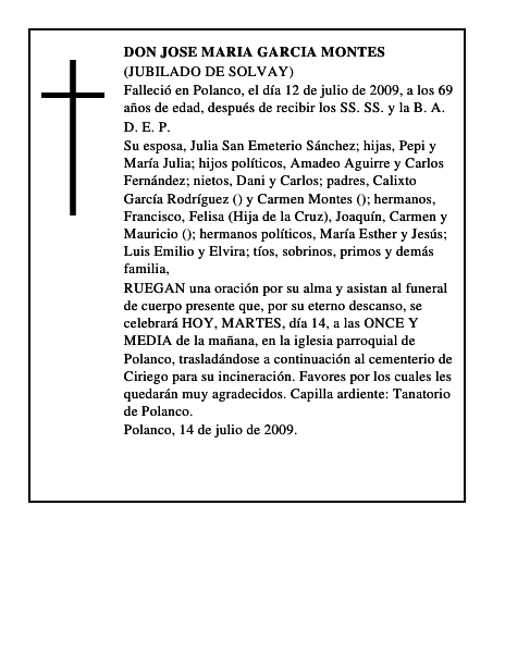 DON JOSE MARIA GARCIA MONTES