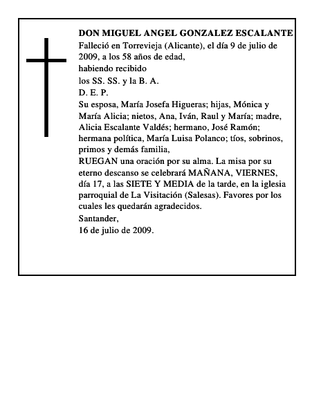 DON MIGUEL ANGEL GONZALEZ ESCALANTE