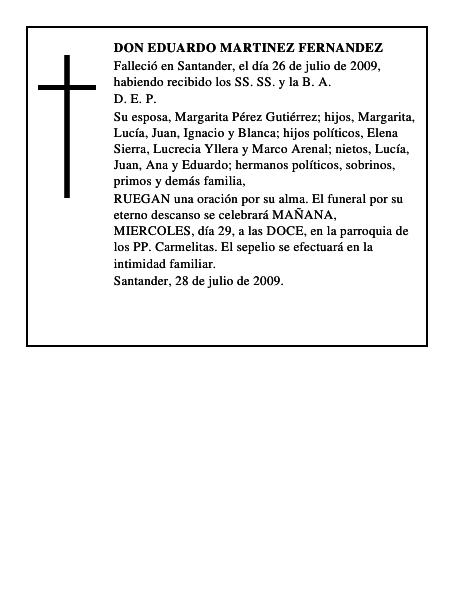 DON EDUARDO MARTINEZ FERNANDEZ