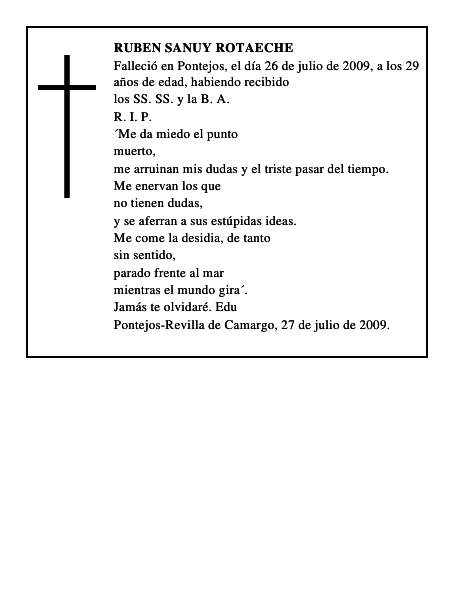 RUBEN SANUY ROTAECHE