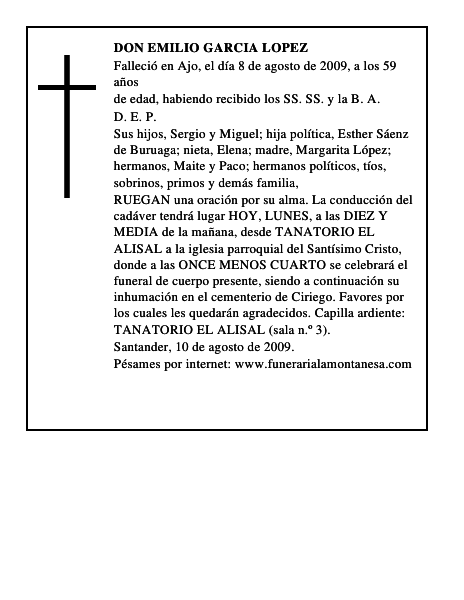 DON EMILIO GARCIA LOPEZ