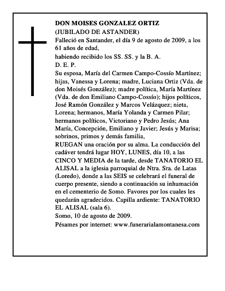 DON MOISES GONZALEZ ORTIZ