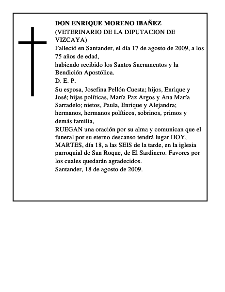DON ENRIQUE MORENO IBAÑEZ