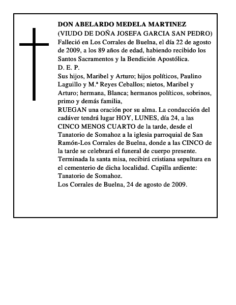 DON ABELARDO MEDELA MARTINEZ