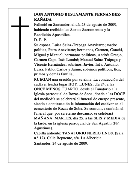 DON ANTONIO BUSTAMANTE FERNANDEZ-RAÑADA
