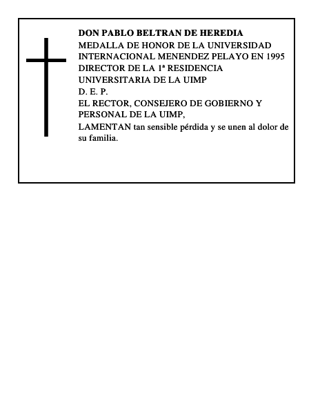 DON PABLO BELTRAN DE HEREDIA