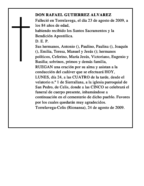 DON RAFAEL GUTIERREZ ALVAREZ