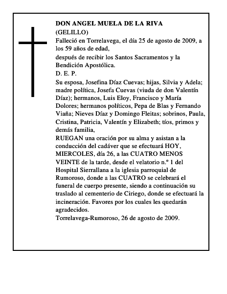 DON ANGEL MUELA DE LA RIVA