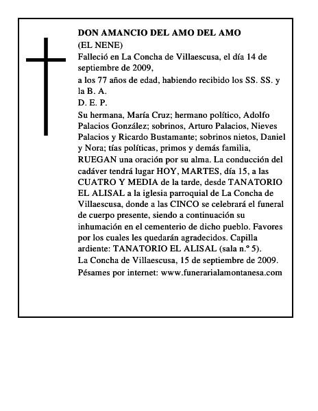 DON AMANCIO DEL AMO DEL AMO