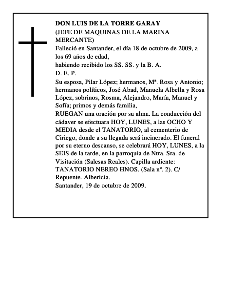 DON LUIS DE LA TORRE GARAY