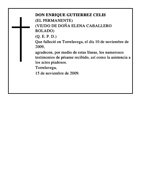 DON ENRIQUE GUTIERREZ CELIS