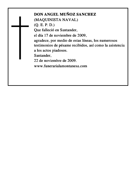DON ANGEL MUÑOZ SANCHEZ