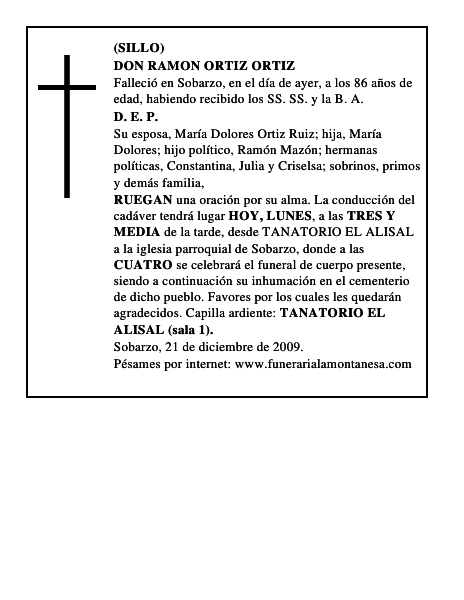 DON RAMON ORTIZ ORTIZ