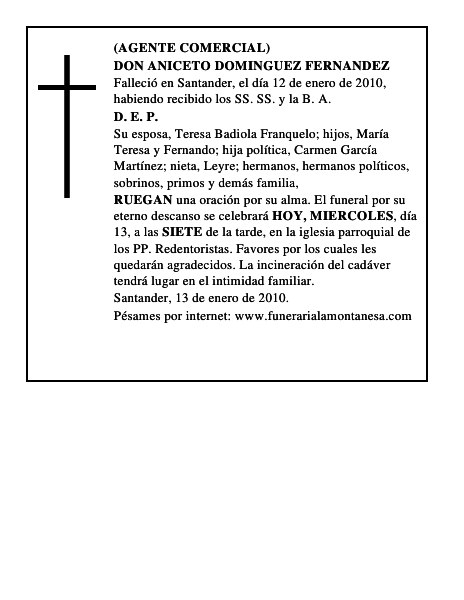 DON ANICETO DOMINGUEZ FERNANDEZ