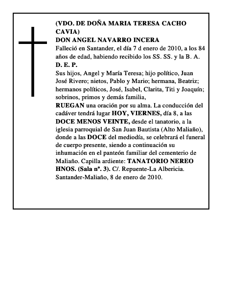 DON ANGEL NAVARRO INCERA