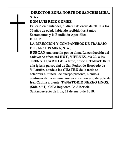 DON LUIS RUIZ GOMEZ