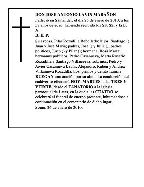 DON JOSE ANTONIO LAVIN MARAÑON