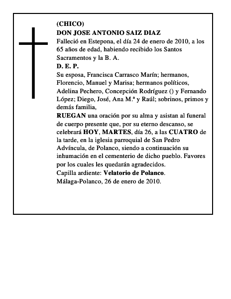 DON JOSE ANTONIO SAIZ DIAZ