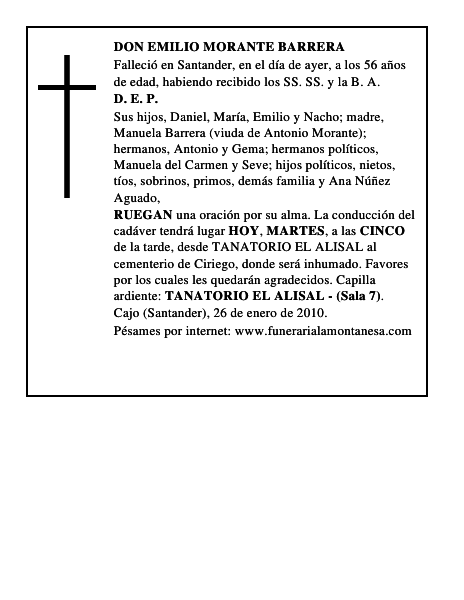 DON EMILIO MORANTE BARRERA