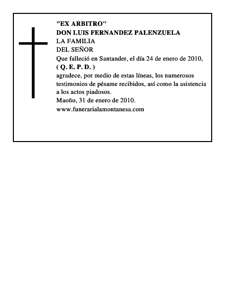DON LUIS FERNANDEZ PALENZUELA