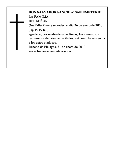 DON SALVADOR SANCHEZ SAN EMETERIO